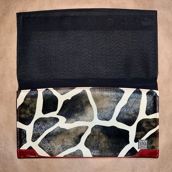 Miche Bag Jayma Giraffe Animal Print Brown Red Cover Shell Fits Classic Bag - Picture 3 of 7